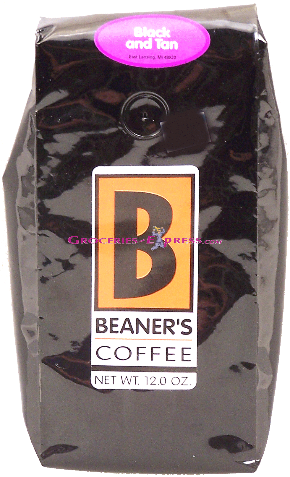 Beaner's&nbsp;&nbsp;black & tan ground coffee Full-Size Picture